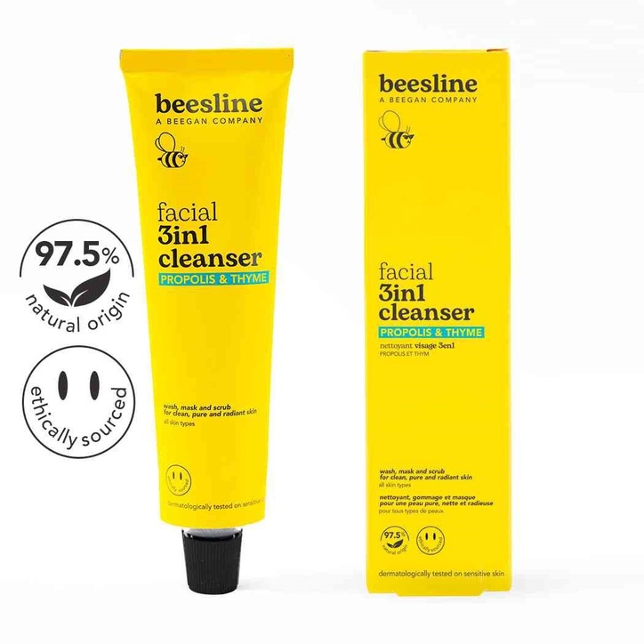 Beesline Organic 3in1 Cleanser Propolis & Thyme 100ml